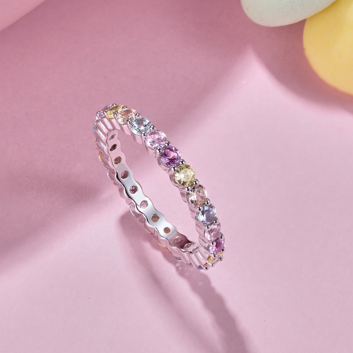 [LuckyStar]Dazzling Resplendent Round Cut Party Ring