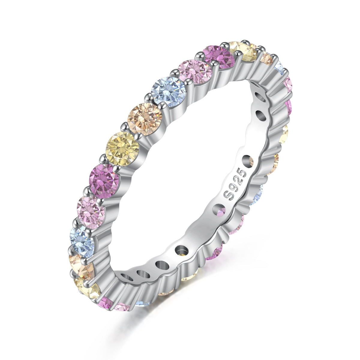[LuckyStar]Dazzling Resplendent Round Cut Party Ring