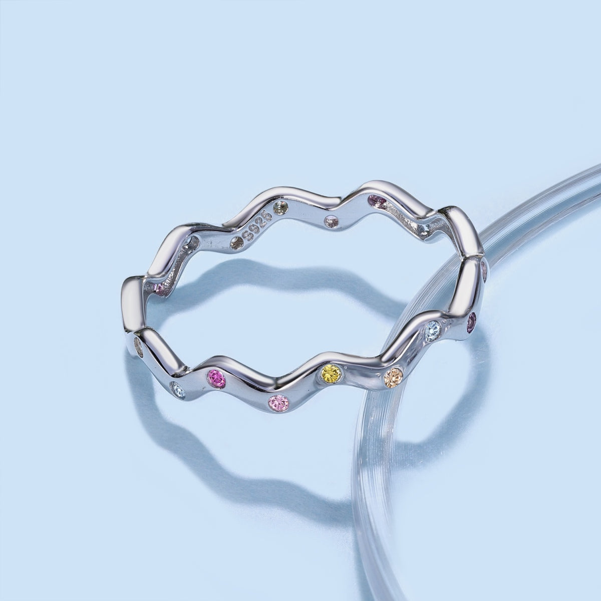 [LuckyStar]Ornate Vibrant Round Cut Daily Ring