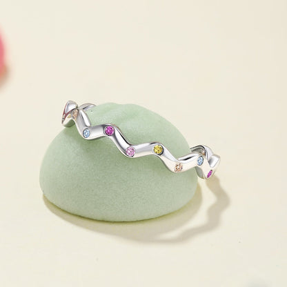 [LuckyStar]Ornate Vibrant Round Cut Daily Ring