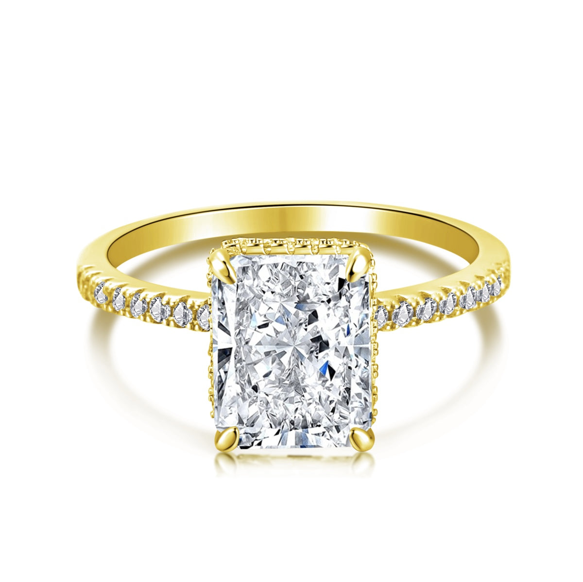 [LuckyStar]4.0 Carat Luxurious Engagement Ring
