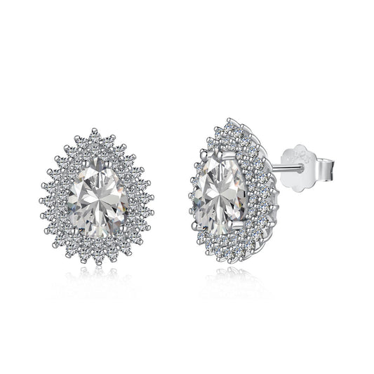 [LuckyStar]Delicate Gorgeous Pear Cut Daily Earrings