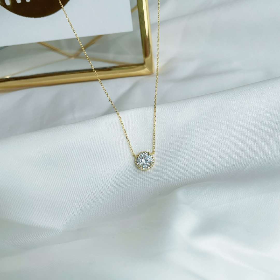[LuckyStar]Luxurious Round Cut Necklace