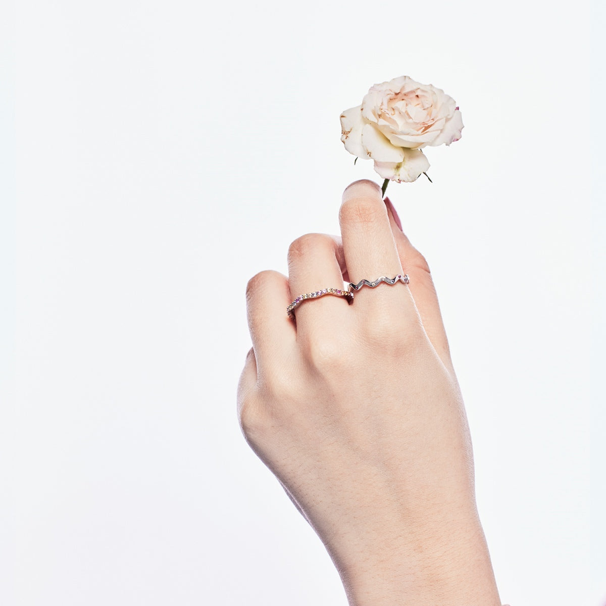 [LuckyStar]Ornate Vibrant Round Cut Daily Ring