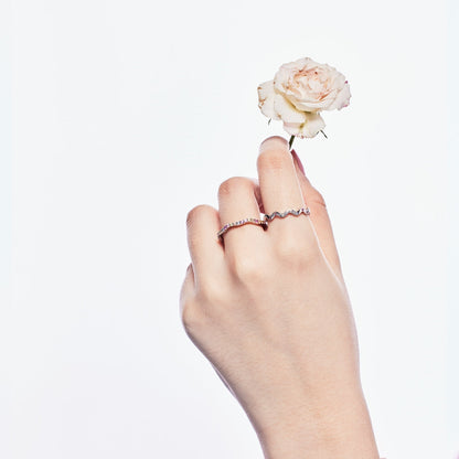 [LuckyStar]Ornate Vibrant Round Cut Daily Ring