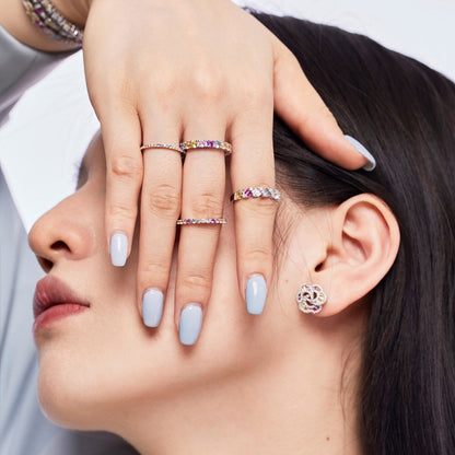 [LuckyStar]Dazzling Resplendent Round Cut Party Ring