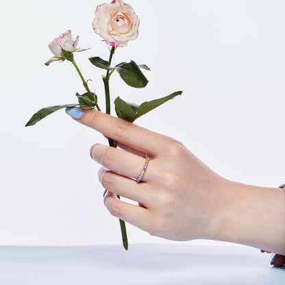[LuckyStar]Dazzling Resplendent Round Cut Party Ring