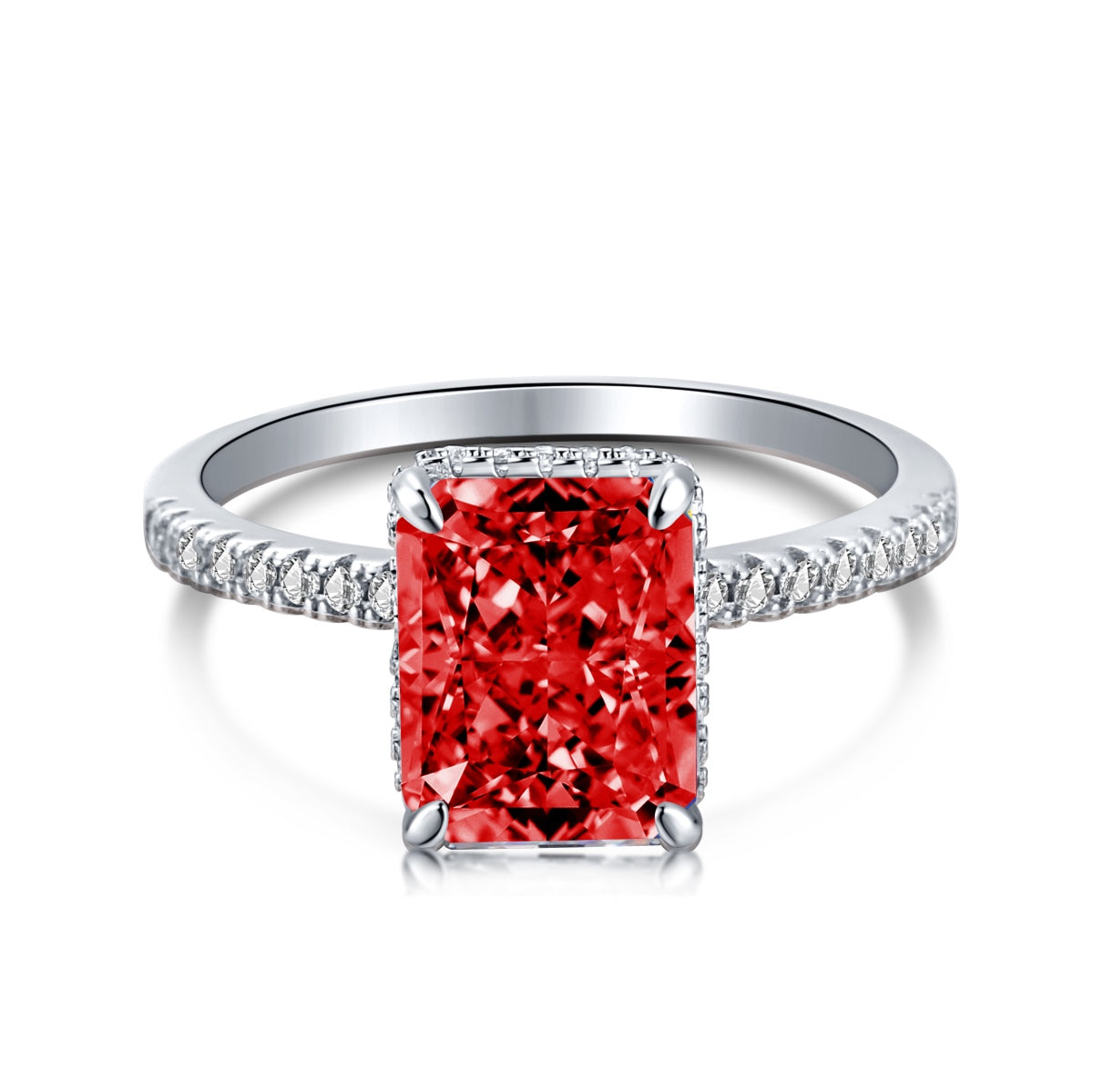 [LuckyStar]4.0 Carat Luxurious Engagement Ring