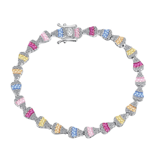 [LuckyStar]Radiant Water Drop Shape Daily Bracelet