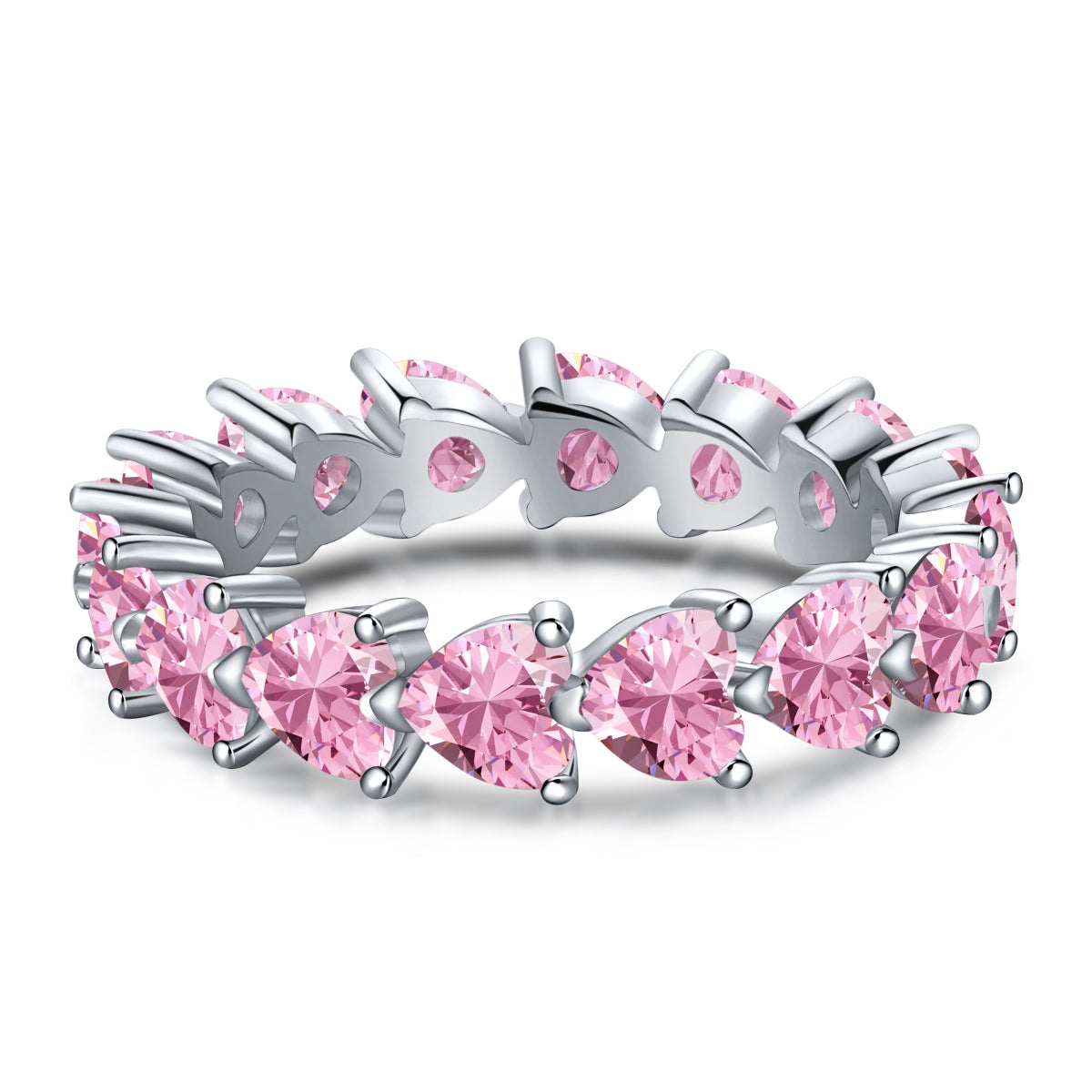 [LuckyStar]0.25 Carat Radiant Romance Heart Cut Lover Ring