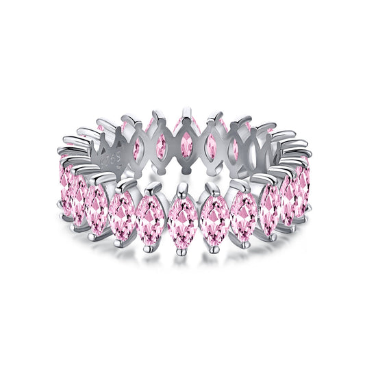 [LuckyStar]Gorgeous Marquise Cut Tennis Ring