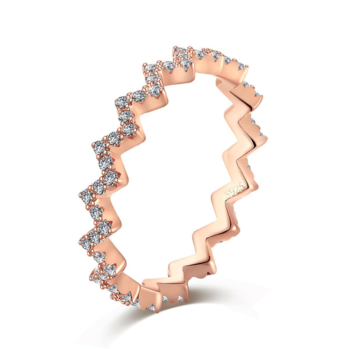 [LuckyStar]Delicate Enchanting Wave Shape Daily Ring
