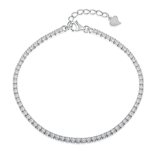 [LuckyStar]Radiant Shinning Princess Cut Tennis Bracelet
