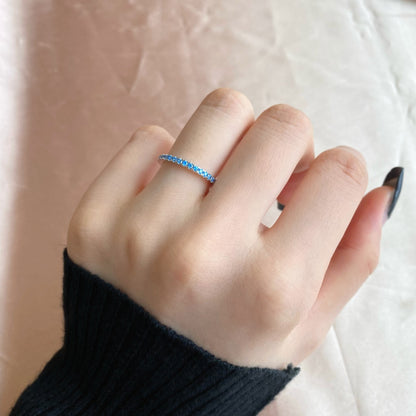 [LuckyStar]Delicate Sparkling Round Cut Daily Ring