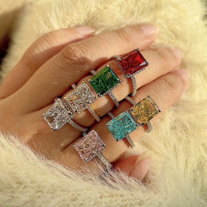 [LuckyStar]4.0 Carat Luxurious Engagement Ring