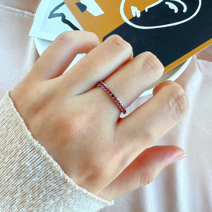 [LuckyStar]Delicate Sparkling Round Cut Daily Ring