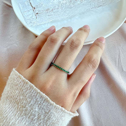 [LuckyStar]Delicate Sparkling Round Cut Daily Ring
