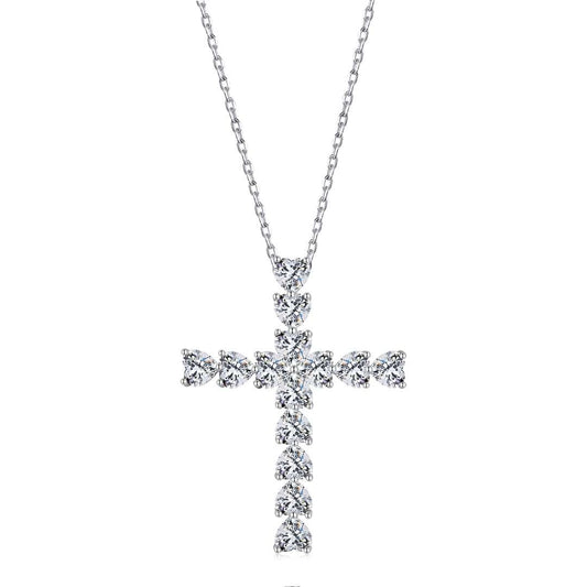 [LuckyStar]Radiant Cross Shape Necklace