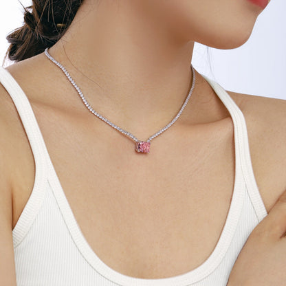 [LuckyStar]4.0 Carat Elegant Radiant Cut Necklace
