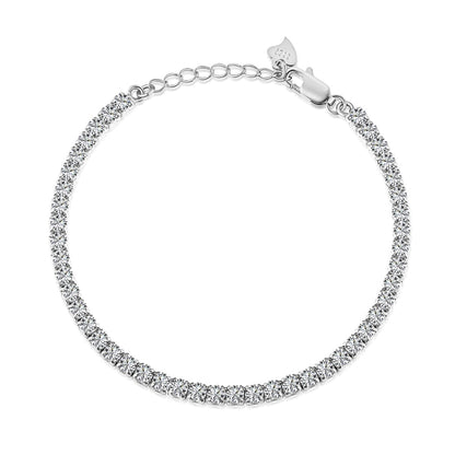 [LuckyStar]Sparkling Round Cut Daily Bracelet