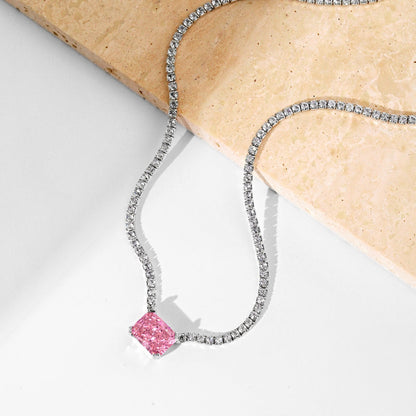 [LuckyStar]4.0 Carat Elegant Radiant Cut Necklace
