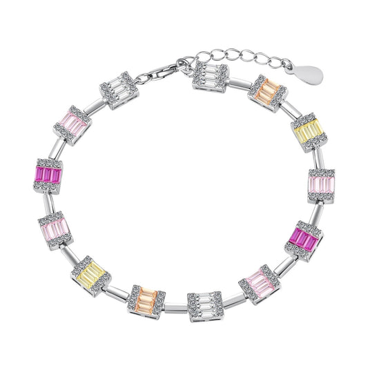 [LuckyStar]Dainty Charming Emerald Cut Daily Bracelet