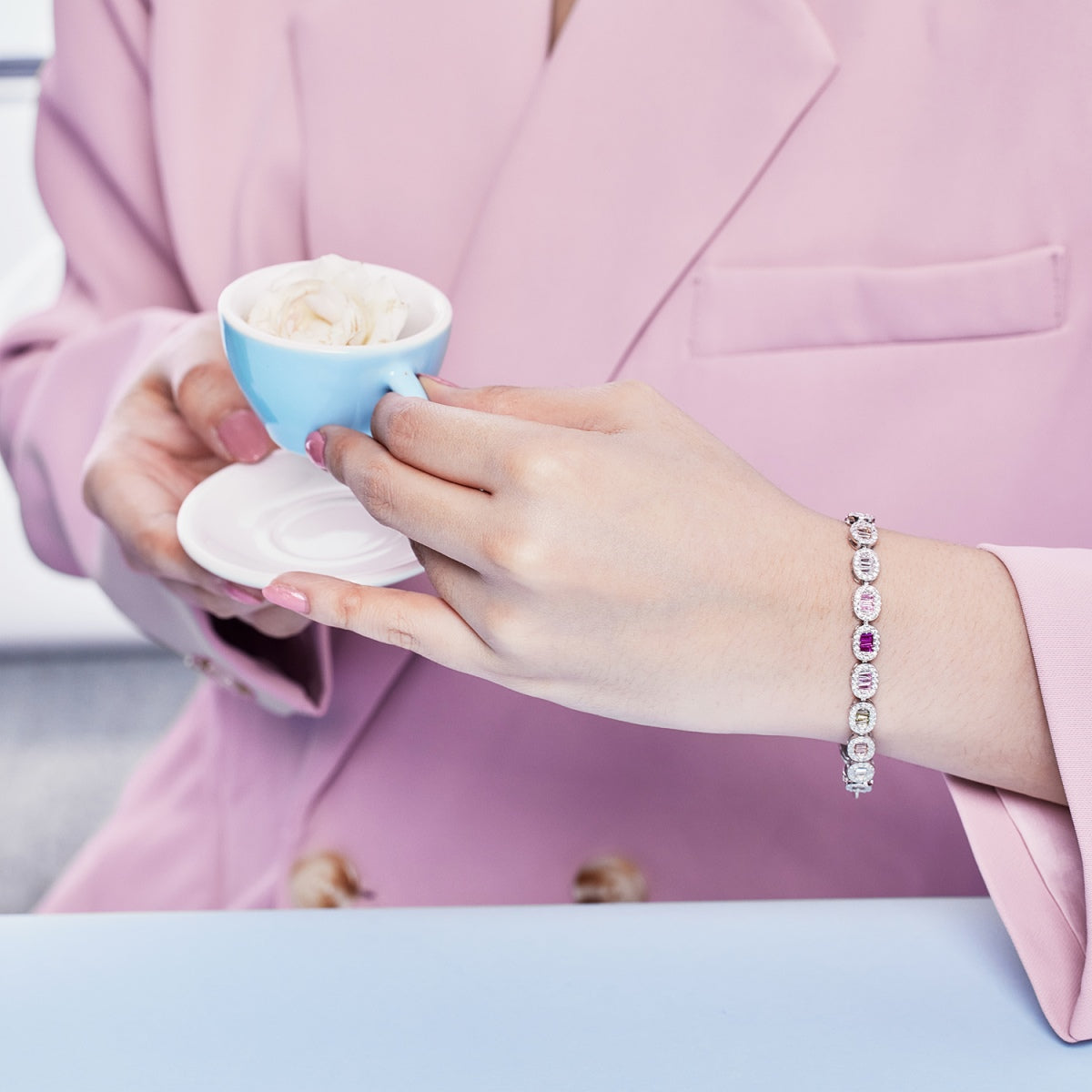 [LuckyStar]Exquisite Ornate Emerald Cut Daily Bracelet