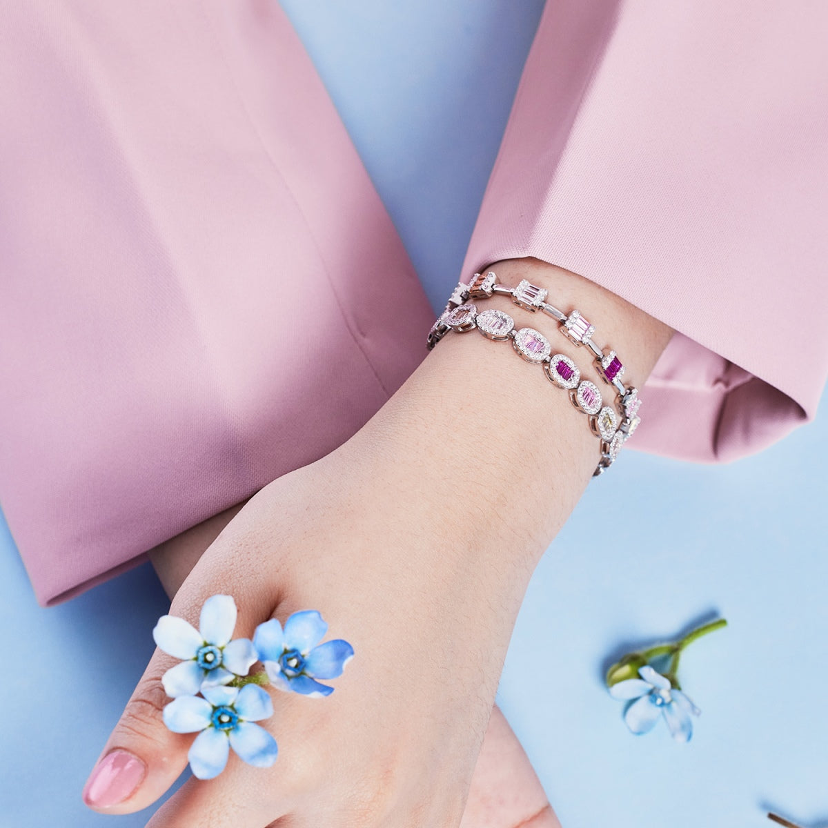 [LuckyStar]Exquisite Ornate Emerald Cut Daily Bracelet