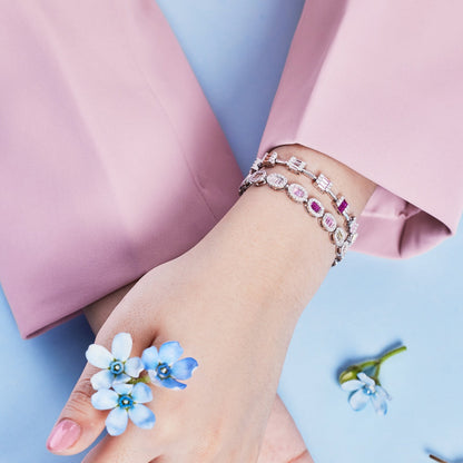 [LuckyStar]Exquisite Ornate Emerald Cut Daily Bracelet