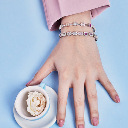 [LuckyStar]Exquisite Ornate Emerald Cut Daily Bracelet