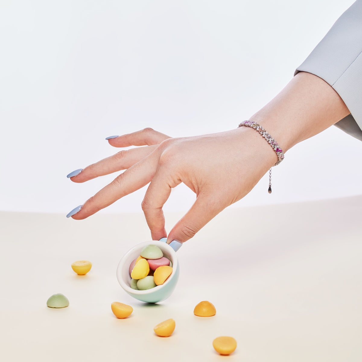 [LuckyStar]Dazzling Unique Multi Shape Daily Bracelet