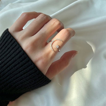 [LuckyStar]Eternity Moon & Star Ring