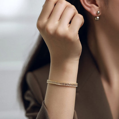 [LuckyStar]Exquisite Emerald Cut Daily Bracelet