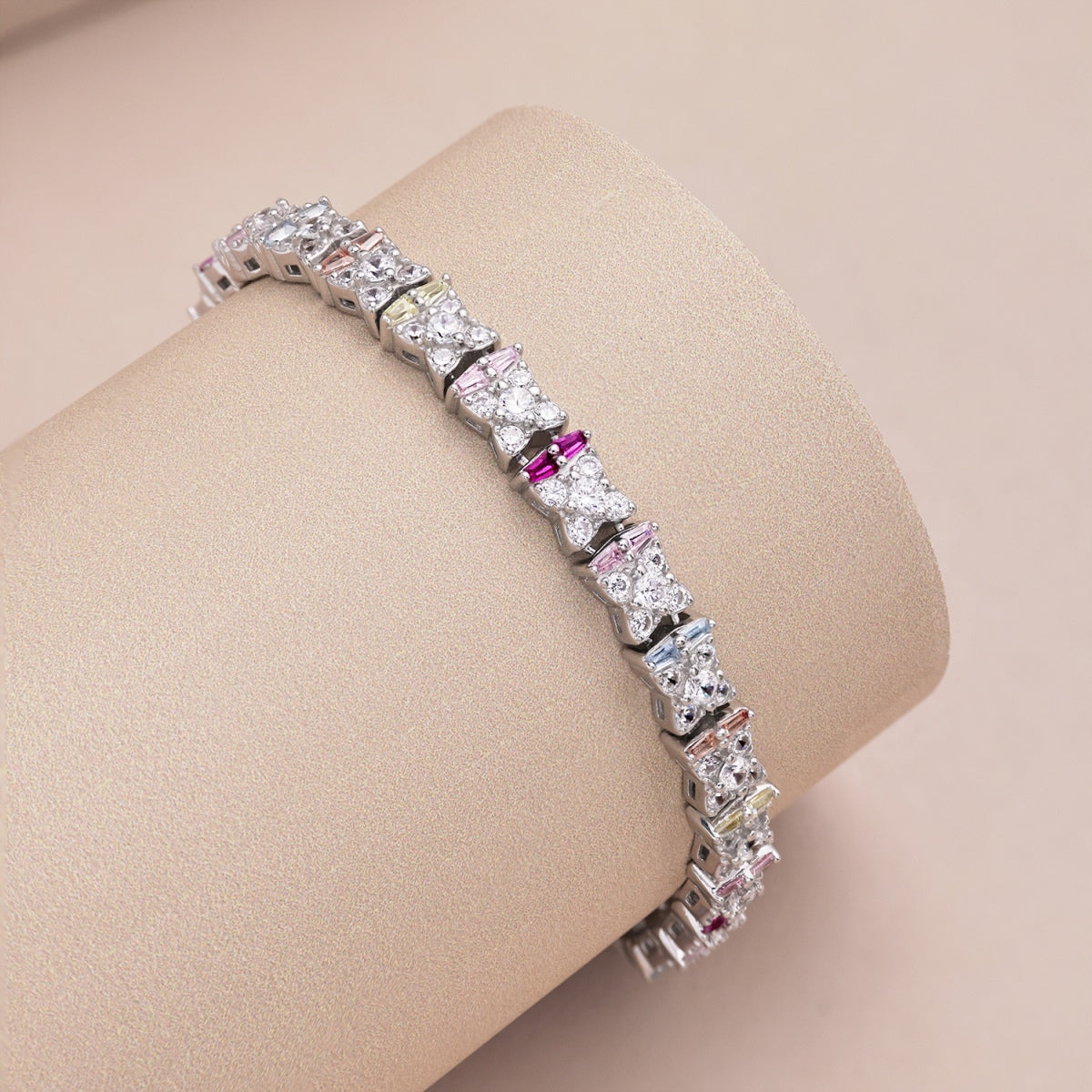 [LuckyStar]Unique Colorful Flower Shape Daily Bracelet