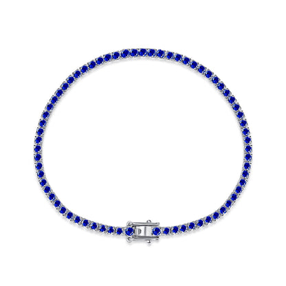 [LuckyStar]Dazzling Colorful Round Cut Daily Bracelet