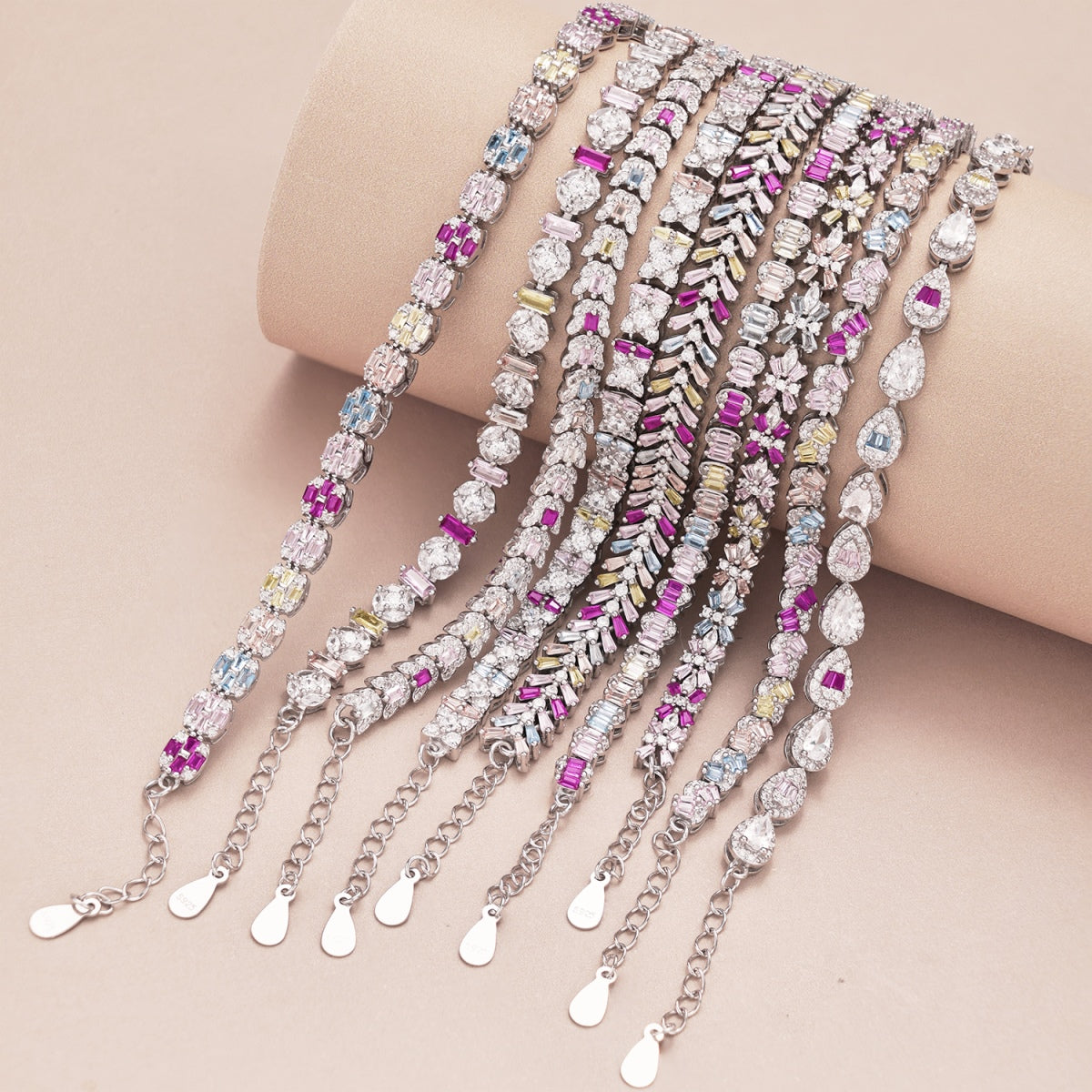 [LuckyStar]Dainty Radiant Emerald Cut Daily Bracelet