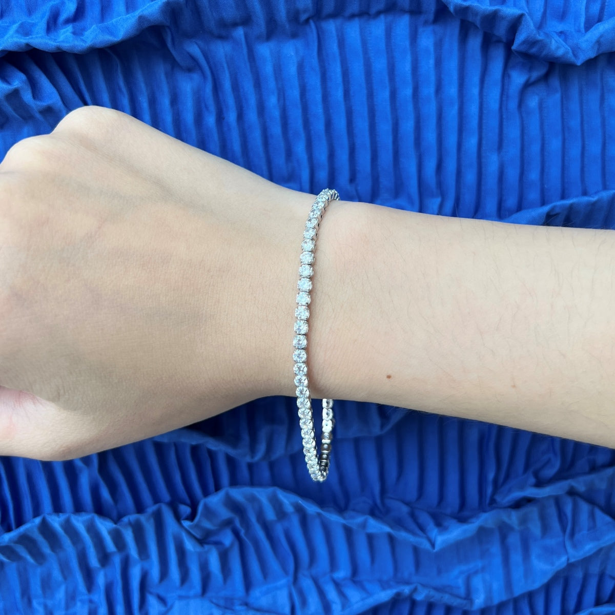 [LuckyStar]Sparkling Round Cut Daily Bracelet
