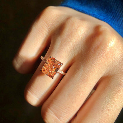 [LuckyStar]4.0 Carat Luxurious Engagement Ring
