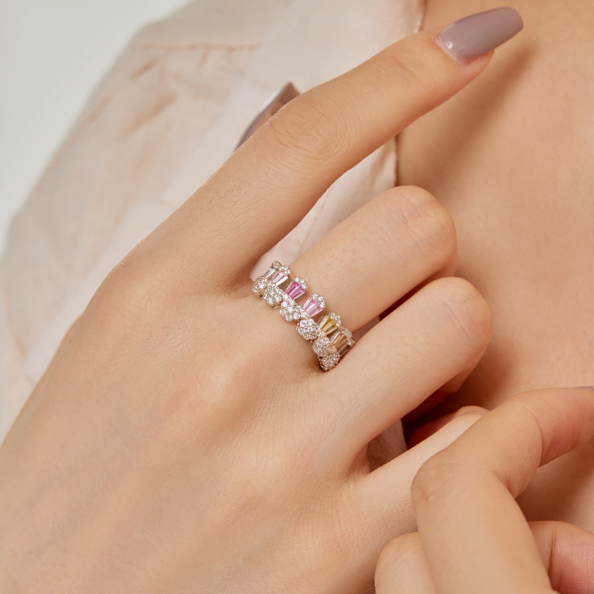 [LuckyStar]Gorgeous Radiant Cut Daily Ring