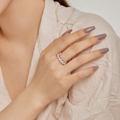 [LuckyStar]Gorgeous Radiant Cut Daily Ring