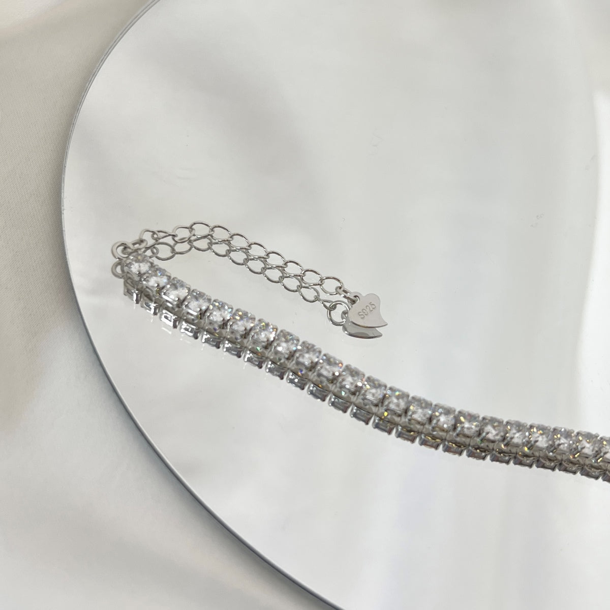[LuckyStar]Sparkling Round Cut Daily Bracelet