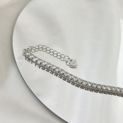 [LuckyStar]Sparkling Round Cut Daily Bracelet