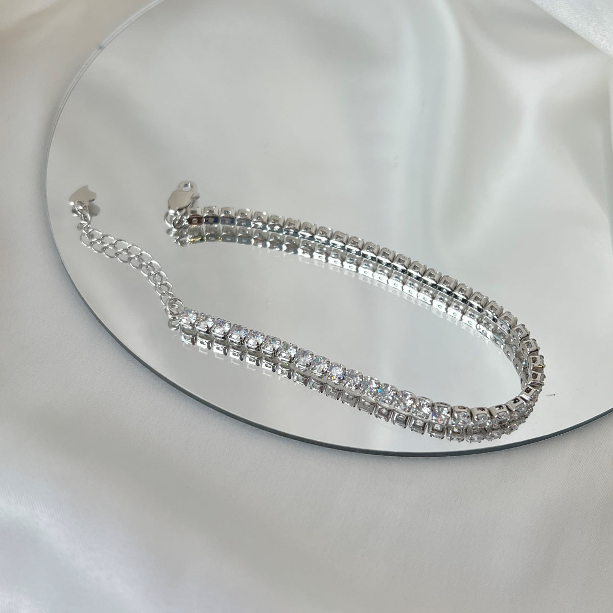 [LuckyStar]Sparkling Round Cut Daily Bracelet