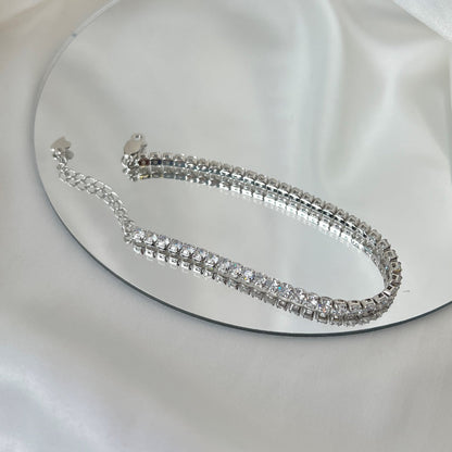 [LuckyStar]Sparkling Round Cut Daily Bracelet