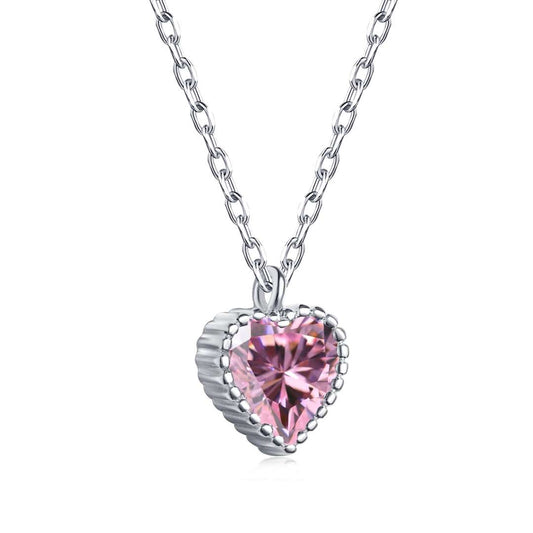[LuckyStar]Ornate Heart Shape Necklace