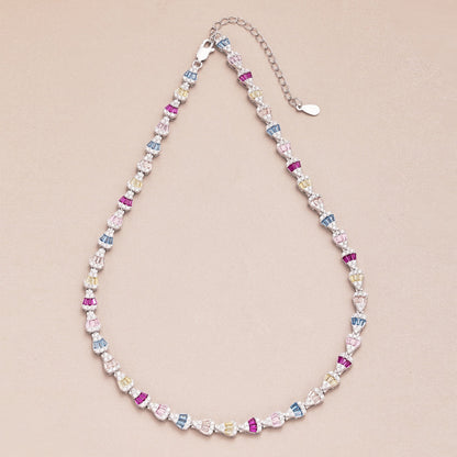 [LuckyStar]Radiant Colorful Rainbow Necklace