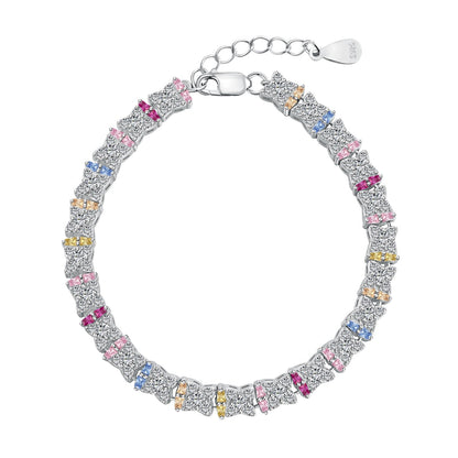 [LuckyStar]Unique Colorful Flower Shape Daily Bracelet