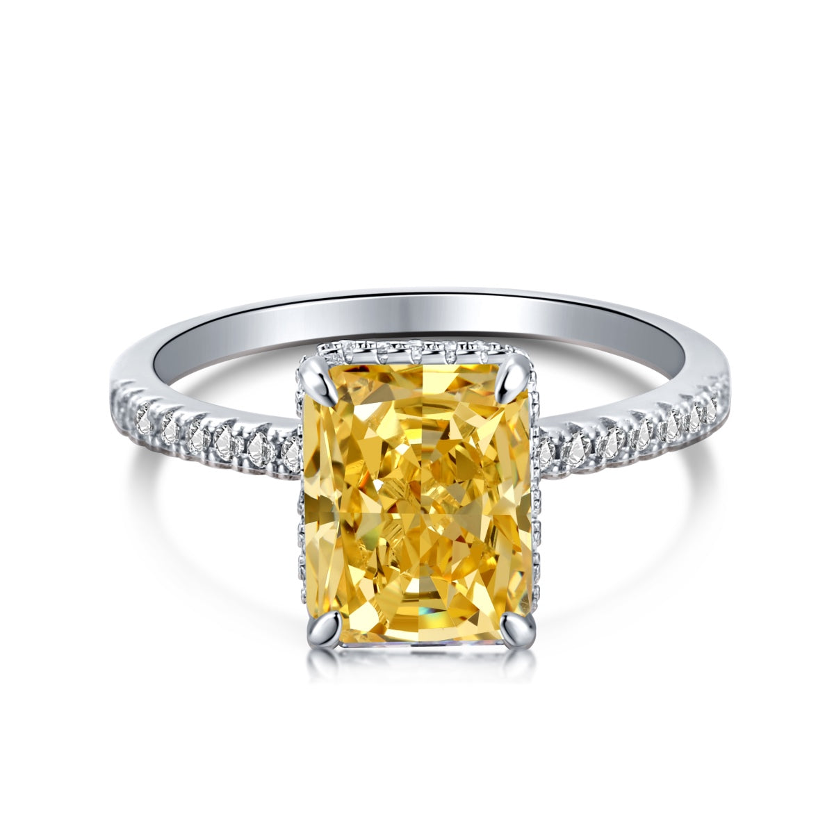 [LuckyStar]4.0 Carat Luxurious Engagement Ring