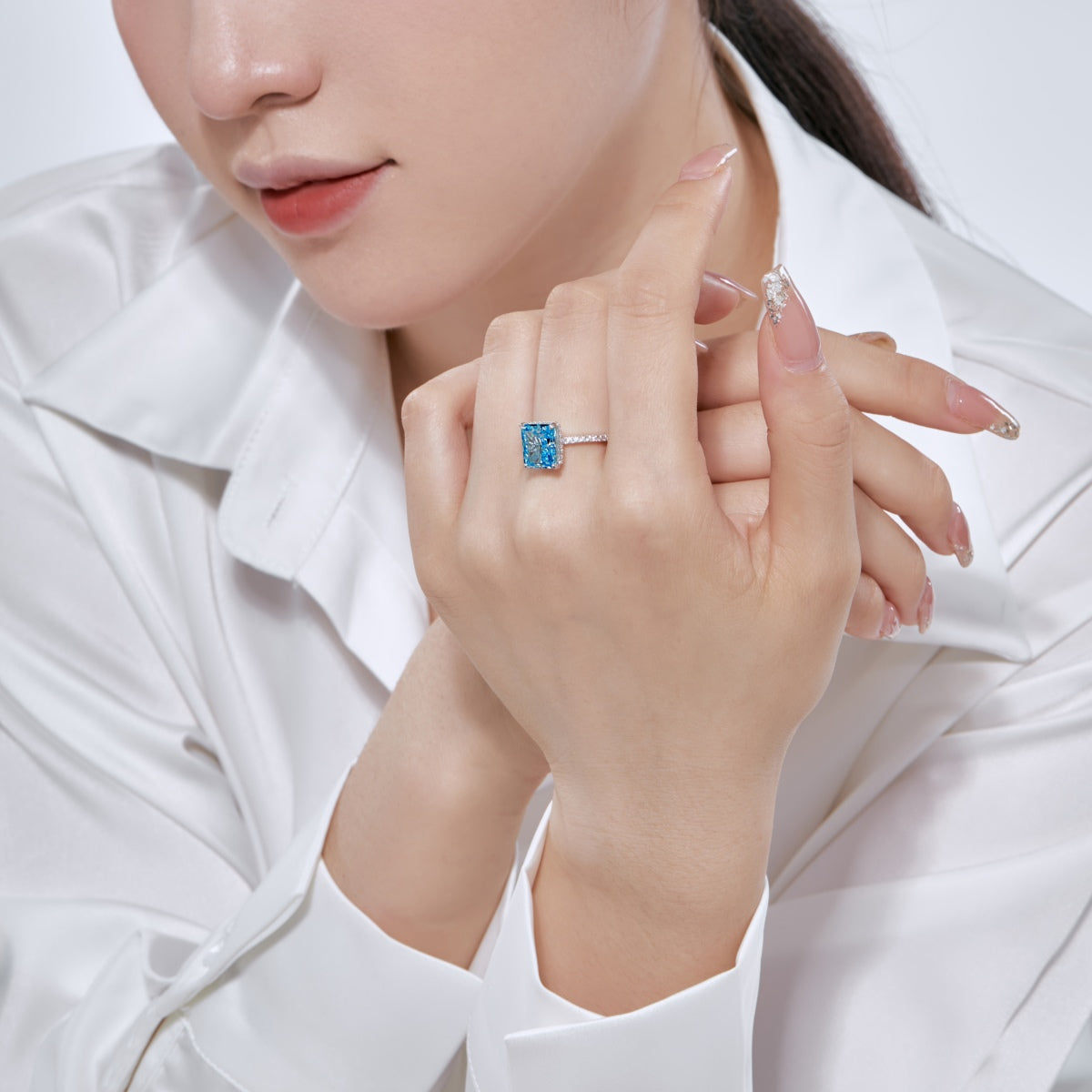 [LuckyStar]4.0 Carat Luxurious Engagement Ring