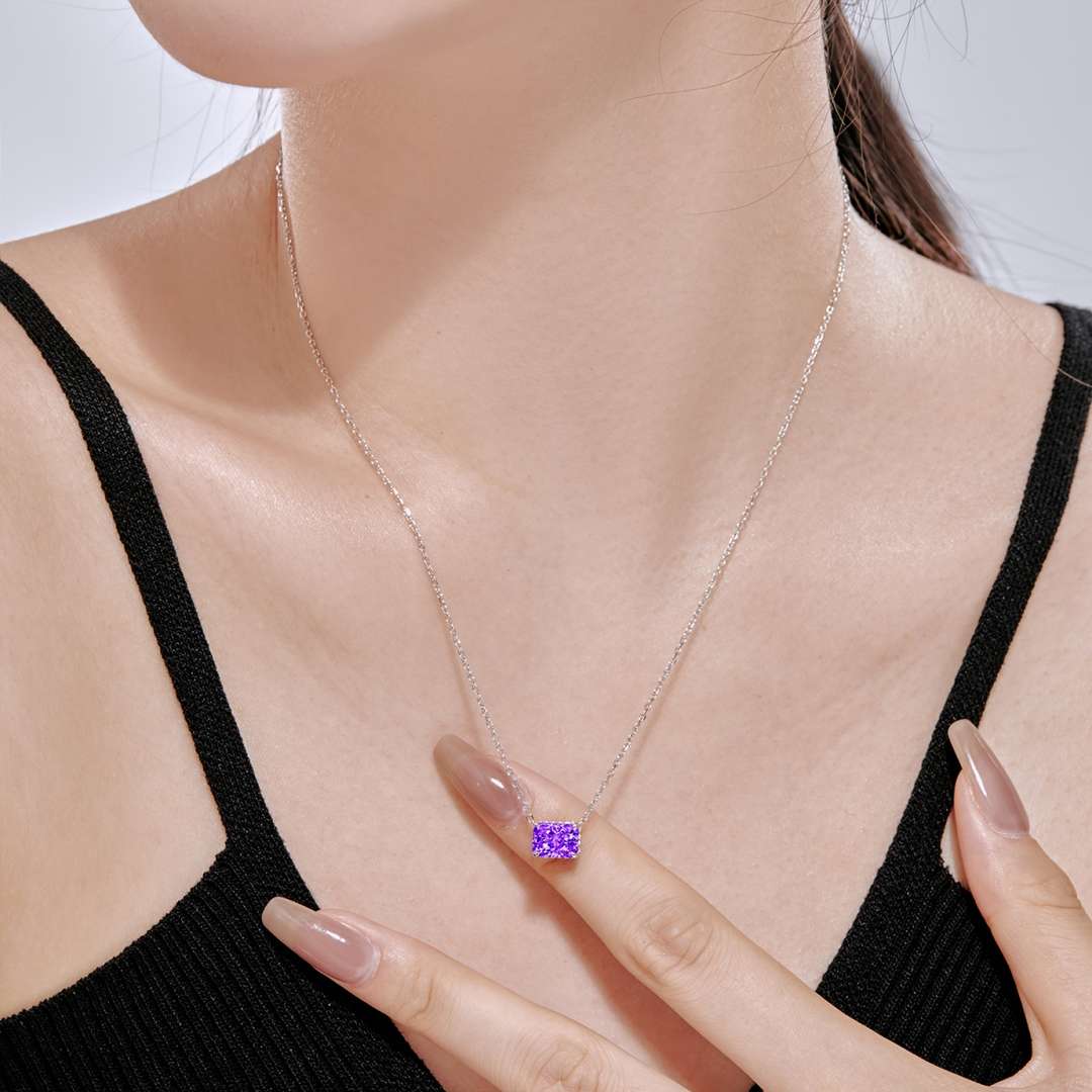 [LuckyStar]Luxurious Square Shape Colorful Necalack